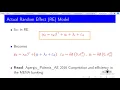 10j Random effects model Theory