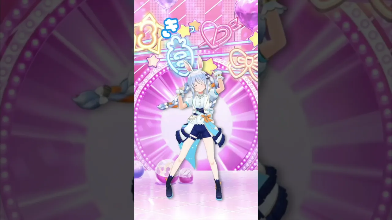 【あいあいあいあいあいらぶゆー】踊ってみた #きゅるるん大作戦  #hololive #shorts