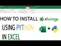 How to Run Python in an Open Excel Workbook EASY Combine Excel Python xlwings installation