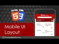 HTML CSS Mobile UI Layout CVS Clone