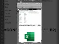 Excel Concatenating Strings