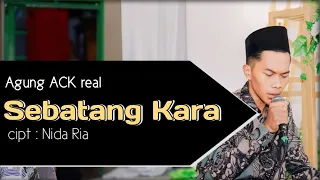 sebatang kara kusadari akan diri ini cover by agung ack