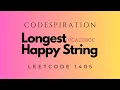 LeetCode 1405 Longest Happy String Step-by-Step Solution Explained