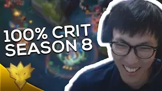 Doublelift - SEASON 8 100% CRIT XAYAH BUILD! - League of Legends Season 8 Funny Moments & Highlights