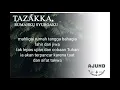 Download Lagu TAZAKKA - RUMAHKU SYURGAKU ( LIRIK )