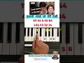 How To Play Gulabi Aankhen Jo Teri Dekhi Piano Tutorial |#piano #trending #music #shorts #viralvideo