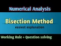Bisection Method of Numerical analysis Balzano method Interval halving method