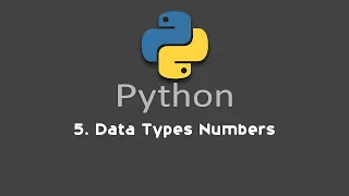 5 Python Crash Course Data Types Numbers