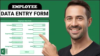 How to Create a Dynamic Excel Form Auto Update With Submit Button