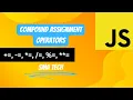 JavaScript Compound assignment operators
