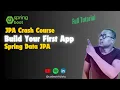 Spring Boot JPA Tutorial for Beginners Full CRUD REST API with H2 Database
