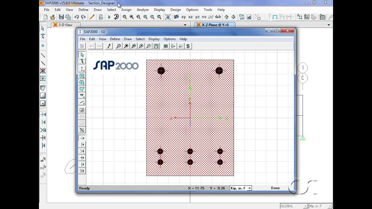 SAP2000 - 12 Section Designer: Watch & Learn