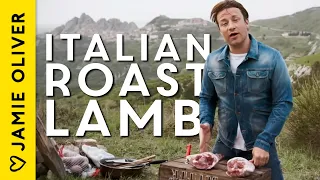 Italian Roast Leg Of Lamb PLUS Stuffing & Potatoes | Jamie Oliver