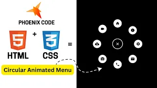 How to create a Cool Circular Menu in HTML CSS