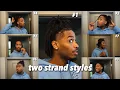 Styling My Two Strand Mini Twists 7 FAST Ways