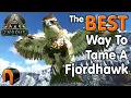 ARK How To TAME A FJORDHAWK On FJORDUR For REAL