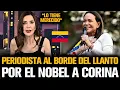 Lagu PERIODISTA AL BORDE DEL LLANTO POR LA ENTREGA DEL NOBEL A CORINA MACHADO