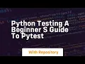 python testing a beginner s guide to pytest