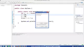 Java Tutorial For Beginners 6 Math and Arithmetic Operators in Java