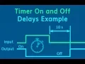 Timer On and Off Delays Example PLC Programming Examples PLC PROGRAMMING TUTORIAL FOR BEGINNERS