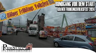 Download Kölner Frühlingsvolksfest 2024 - Rundgang vor dem Start der Frühjahrskirmes in Köln am Rhein | POV MP3