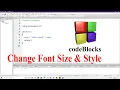 Increase font size and style in codeblocks
