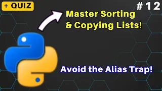 Python Lists Sort Copy Find Fix Errors Part