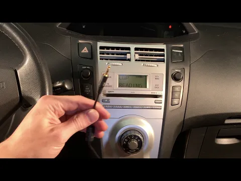 Download MP3 Adding AUX to Toyota Yaris 2007 - W58824 radio