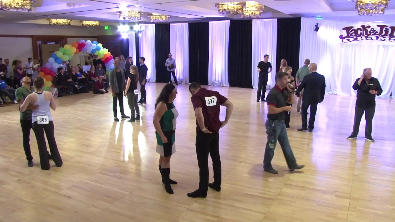 Jack & Jill O'Rama 2018 All American 60s Era Finals - Improv West Coast Swing Dance