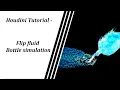 Flip fluids tutorial - rotating bottle with difficult collisions