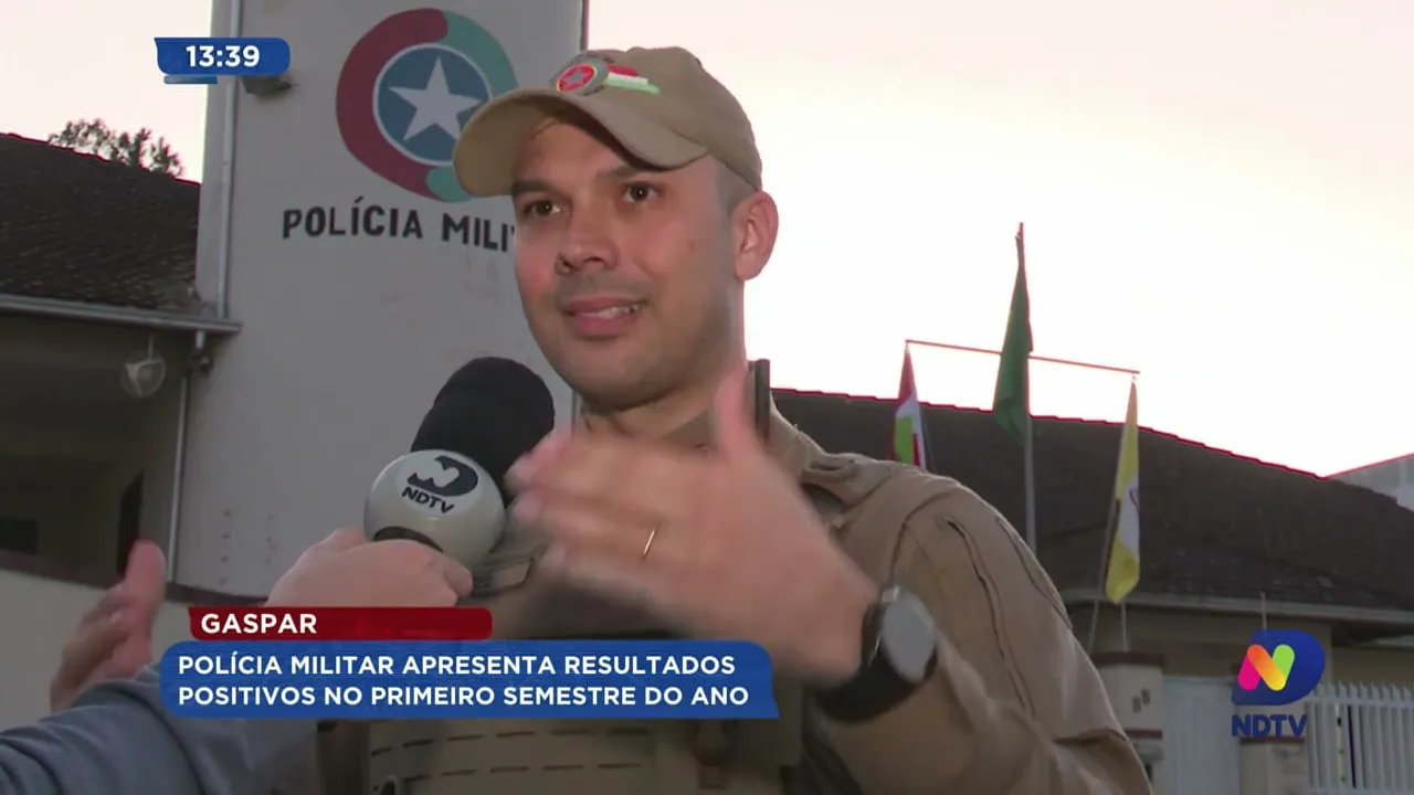 PM de Gaspar apresenta resultados positivos no primeiro semestre do ano