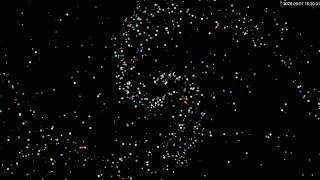 Black Hole Swallowing Particles | Particle Vortex, Deep Hum    黑洞吞噬粒子｜粒子漩涡，低沉嗡鸣声的副本