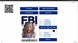 How to Make your own Halloween FBI Badge