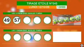 La vidéo du tirage étoile est disponible