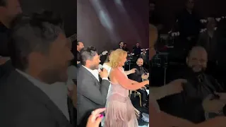 شاهد رقص تامر حسني و يسرا علي اغنية و من النهارده هدلعني في فرح عائلة العدل 