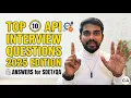 Top 10 API Interview Questions Answers SDET QA 2025