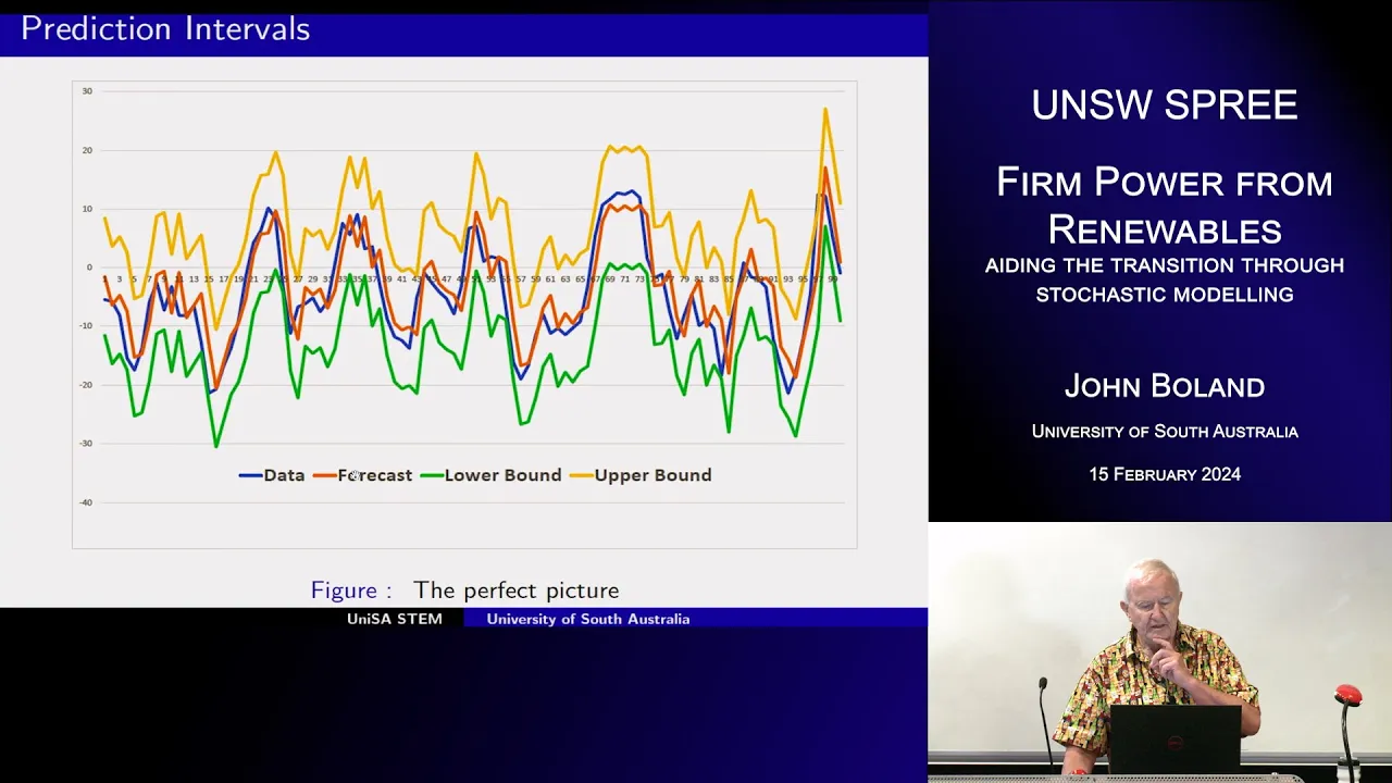 UNSW SPREE 202402-15 John Boland - Firm Power from Renewables - through stochastic modelling