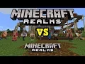 Minecraft Realms vs Minecraft Realms HUGE DIFFERENCE FROM PE