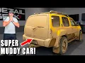 Cleaning a Rich Electrician s Work Car