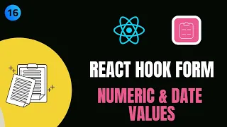 REACT HOOK FORM - NUMERIC DATE
