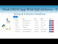 Flask CRUD Application With SQLAlchemy - Connect Database