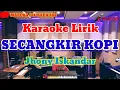 SECANGKIR KOPI ( Jhony Iskandar ) || Karaoke Dangdut Lirik