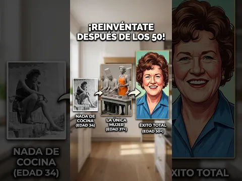 Puedes reinventarte a los 50: Julia Child  #reinventarse #exito