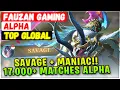 Download Lagu WILDE + MANIAK!! 17.000+ wedstrijden Alpha [Top Global Alpha] Fauzan Gaming - Mobile Legends Build