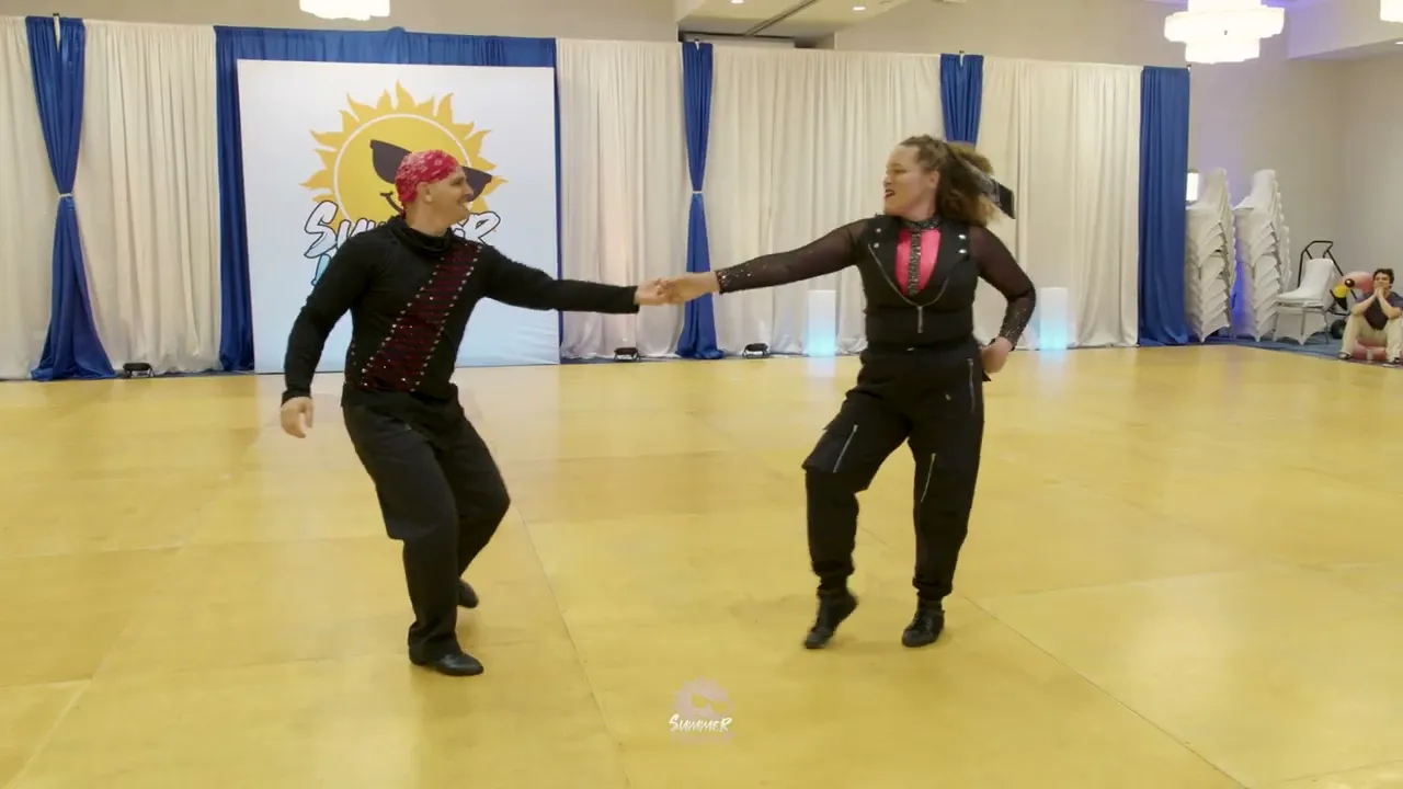Daniel Desjardin and Melissa Miller - 3rd place Novice/Intermediate Routines - Summer Hummer 2025