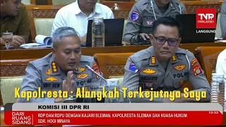 Detik-detik penjelasan full kronologi KAPOLRESTA SLEMAN tentang suami beli istri dari penjambret