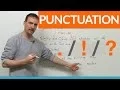 Learn Punctuation period exclamation mark question mark