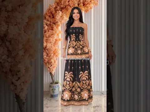 lindo vestido longo em crepe tomara-que-caia com elastex super charmoso e elegante