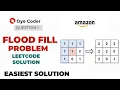 flood fill leetcode solution Amazon interview question