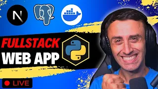Python Full Stack App Next js 14 Flask PostgreSQL Docker